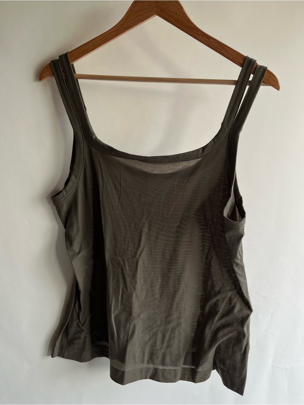 All in motion tank top olive green sz xxl double strap shirt athletic euc